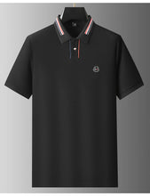 Load image into Gallery viewer, Luxury Cotton Embroidered Summer Polo
