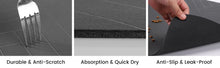 Load image into Gallery viewer, Pet Feeding Mat-Absorbent Pet Placemat for Food and Water Bowl, with Waterproof Rubber Backing, Quick Dry Water Mat for Dog Cat
