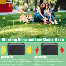 Load image into Gallery viewer, Dog Training Collar Pet Accessories Electronic Pet Fence System Containment Waterproof Electric Dog Fence Sound Shocked Collar
