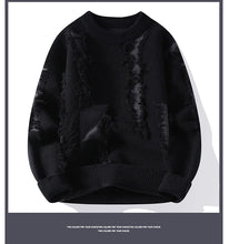 Load image into Gallery viewer, 2026 Winter Fashion worn‑out design Sweater Men Casual Knit Pullovers Mens Thick Warm Loose Knitted Sweaters Streetwear Man
