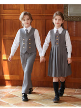 Load image into Gallery viewer, British Style Kids Vest Suit
