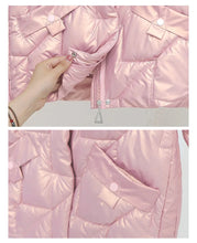 Load image into Gallery viewer, Glossy Winter Cotton Padded Parka
