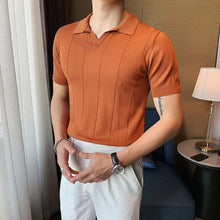 Load image into Gallery viewer, Slim Breathable Summer Knit Polo
