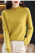 Load image into Gallery viewer, Merino Wool Mock Neck Pullover

