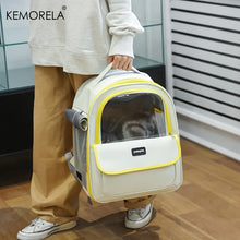 Load image into Gallery viewer, Large Capacity Breathable Mesh Portable Foldable Pet Carrier Backpack for Dog and Cat Outdoor Travel Camping Hiking Supplies

