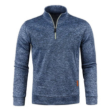Load image into Gallery viewer, Men Sweatshirts Spring Autumn Pullover Half Zipper Pullover for Male Hoody Outdoor Sweatshit Solid Color Stand Collar
