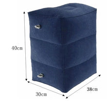 Load image into Gallery viewer, Kids Flight Sleeping Footrest Pillow Resting Pillow On Airplane Car Bus Pillow Inflatable Travel Foot Rest Pillow Foot Pad
