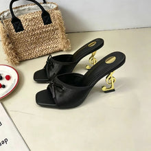 Load image into Gallery viewer, Women's High Heels Fashion Luxury Metal Heels Women Open Toe Sexy Party Women Dress Women Sandals Zapatillas De Mujer
