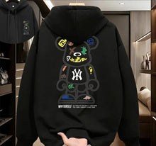 Load image into Gallery viewer, Men's Hooded Sweatshirt - Fall/Winter Casual Fashionable Loose Top with Fleece Lining, Outdoor Warm Hooded Hoodie

