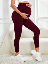 Load image into Gallery viewer, Maternity Leggings Over TheBelly Buttery Soft Pregnancy Workout Pants High Waisted Maternity Activewear for Women
