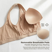 Load image into Gallery viewer, Sports Bra for Women Minimizer Support Front Closure Posture Corrector Shaper Push Up Yoga Fitness Running Padded Bralette
