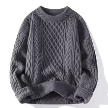 Load image into Gallery viewer, Sweater, Autumn and Winter Men's Thick Crumpled Sweater Jacket, Christmas Couple's Thread
