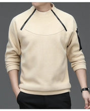 Load image into Gallery viewer, Men's Sweatshirs Spring Fall Long-sleeved T-shirt Top Loose Trend Round Neck Bottoming Shirt Lightweight Casual Sports
