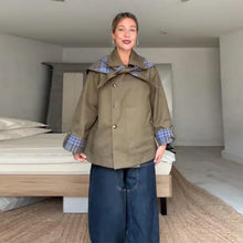 Load image into Gallery viewer, Casual Double Sided Women Coats Loose Long Sleeve Turn-Down Collar Pocket Female Jacket 2026 Autumn Fashion Lady Outwear New
