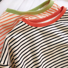 Load image into Gallery viewer, Striped Long Sleeve Baby Tee
