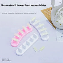 Load image into Gallery viewer, Nail Art Tools Combo - Curved &amp; Straight Nail Tips Holders with Display Stand for Nail Art Students
