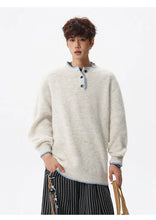 Load image into Gallery viewer, Korean Button Knit Pullover
