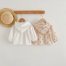 Load image into Gallery viewer, Cherry Print Baby Sun Jacket
