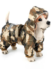Load image into Gallery viewer, Casual Waterproof Puppy Rain Jumpsuit
