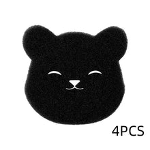 Load image into Gallery viewer, 2 /4 Sets Of Household Pet Hair Remover, Machine Washed Bear Sticky Sponge, Reusable, Suitable For Washing Machine, Dryer, Black
