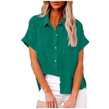 Load image into Gallery viewer, Summer Women Shirts Tops Cotton Linen T-shirt Women Top Camisas Mujer Casual T-Shirt Streetwear Loose Female T-Shirts New Shirt
