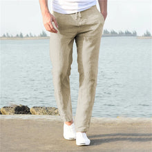 Load image into Gallery viewer, Cotton Linen Casual Straight Pants
