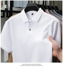 Load image into Gallery viewer, Men's 100% Cotton Polo Shirt - Summer Casual Breathable Tee,19 Colors,Ideal for Golf and Sports,Business Casual,Silk-Like Finish
