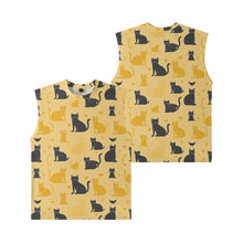 Load image into Gallery viewer, Black Bats Cute Cats Kitty Men Tank Top Gym To Street Sleeveless Bold Color Breathable Training Fit Vest Muscle Fitness Clothing
