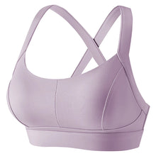 Load image into Gallery viewer, Women High Impact Sports Bra Criss Cross Back Padded Bra Workout Fitness Sports Yoga Bras Shockproof Sport Crop Top Vest
