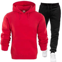 Load image into Gallery viewer, Basic Men/Women 2Pcs/Sets Sweatshirt Hoodies Pants 2024 Male Gyms Fitness Tops Joggers Sportswear Tracksuits
