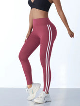 Load image into Gallery viewer, Yoga Leggings Women Striped Slim Sports Pants High Waist Hip Liftting Casul Tights Workout Running Stretchy  Gym Leggings
