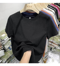 Load image into Gallery viewer, Women T Shirt Girls T-Shirt Woman Clothes Tops Cotton Tshirt Female Short Sleeve Spring Tee Sexy Y2k Top White
