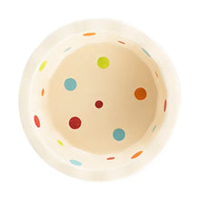Load image into Gallery viewer, Pet Bowl Cute Ins Storm Dot Ceramic Bowl Dessert Breakfast Bowl Home Cat Dog Bowl Feeding Basin  Cat Caramics Supplies
