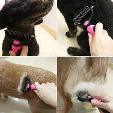 Load image into Gallery viewer, Pet Deshedding Brush Cat Comb Self Cleaning Hair Remover Grooming Tool for Dog and Cats De-Matting Comb Cleaning Pets Supplies
