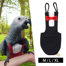 Load image into Gallery viewer, Pet Cute Parrots Flight Suit with Bow Tie Small Animals Costume Pet Clothes Birds Flight Suit Bird Suit for Festival Birthday
