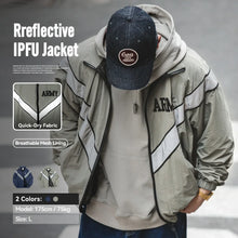 Load image into Gallery viewer, Reflective Hooded Bomber Jacket
