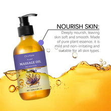 Load image into Gallery viewer, Lavender Essential Oil Moisturizing Body Skin Smoothing Soft Stress Relief Muscle Sore Help Sleep Spa Relaxing Massage Oil
