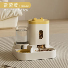 Load image into Gallery viewer, Automatic Feeder Dog Cat Food Bowl With Water Fountain Large Capacity Pet Food Storage Dispenser Container Puppy Pet Accessories
