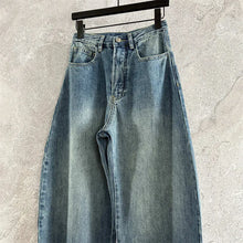 Load image into Gallery viewer, High Waist Straight Denim Pants
