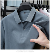 Load image into Gallery viewer, Men's 100% Cotton Polo Shirt - Summer Casual Breathable Tee,19 Colors,Ideal for Golf and Sports,Business Casual,Silk-Like Finish
