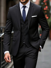 Load image into Gallery viewer, Modern Straight Fit Three Piece Suit
