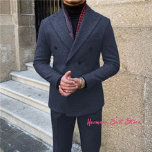 Load image into Gallery viewer, Modern Double Breasted Business Suit
