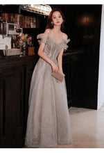 Load image into Gallery viewer, One Shoulder Fairy Style Evening Dress
