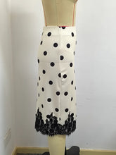 Load image into Gallery viewer, Skirts for Women Women Skirt Fashion Summer Skirts Elegant Dot Lace High Waist Package Hip Midi Skirt Women Faldas
