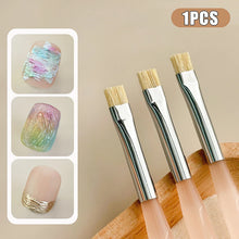 Load image into Gallery viewer, Nail Art Texture Brush French Tip Styling Nail Brush Light Therapy Brush Plastic Manicure Painting Tool Nail Art Polish Brush
