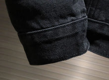 Load image into Gallery viewer, Black Y2K Denim Jacket
