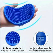 Load image into Gallery viewer, 2Pcs Pet Grooming Kit for Dog Cat Rabbit Fur  Grooming Brush Bath Cleaning Glove De-Shedding  Pet Hair And Shower Brush
