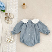 Load image into Gallery viewer, Floral Ruffle Baby Girl Romper
