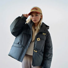 Load image into Gallery viewer, Padded Hooded Winter Cotton Jacket
