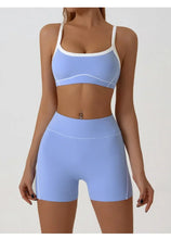 Load image into Gallery viewer, Woman Yoga Sport Outfit for Fitness Two Pieces Short Pant Sets Suits Tracksuit Sportswear Woman Gym Yoga Workout Clothes
